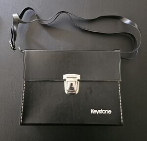 Keystone Vintage CAMERA CASE W/ STRAPS (8.5x6.5x2 3/4 INCHES)